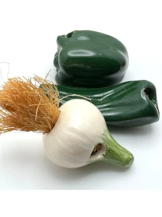 Loose Kitchen Ceramic Fruits Vegetables Decor Replacement Tomato Onion No Rope - Picture 6 of 16
